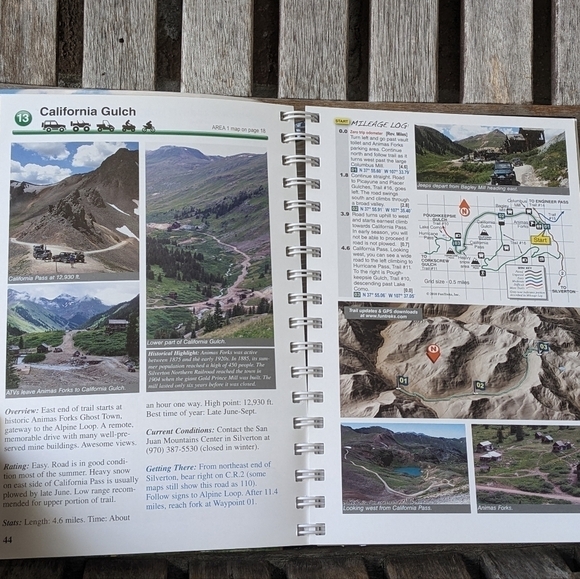 FunTreks Guide To Colorado Backroads & 4-Wheel-Drive Trails 3rd Ed 100 Trails - Picture 5 of 8